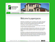 Tablet Screenshot of paperspaces.co.nz